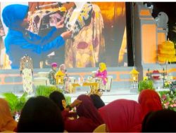 Iin Masruin Owner Alam Ecoprint Istri Sertu Eko Sujarwono Koladmar Tampil Memukau di Panggung Jala Fair 2025
