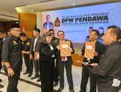 DPW Pendawa Seluruh Indonesia, Bersama Pengurus Besar Pendawa DPP Pusat Resmi Dilantik
