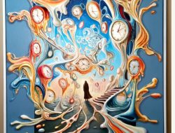 Lukisan “Surrealist” di pameran Indonesian Artist Karya M. Solech Hadir dengan Tema “Waktu” di JDC Jakarta