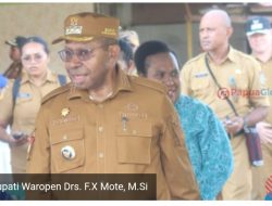 Bupati Waropen: Saya Berdiri untuk Netral, Benar adalah Benar, Salah adalah Salah