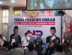 Dalam rangka kepemimpinan Prabowo-Gibran memimpin Indonesia selama satu, Aliansi Indonesia Raya menggelar Pekan Raya Prabowo Gibran “Satu Tahun Untuk Indonesia Raya”