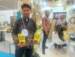 Keripik pisang dengan Merk” Pigela Chips Hadir di Pameran ITE 2025″.