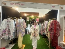 Ria Atelier Hadirkan Karya Bordir Helmet di Bazar Kreasi  Bhayangkari Nusantara 2026 Brand Asal Jakarta Timur