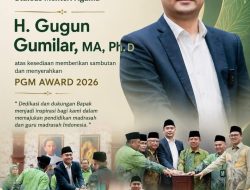PGM Indonesia Apresiasi Stafsus Menag Gugun Gumilar atas Dedikasi Memajukan SDM Guru Madrasah