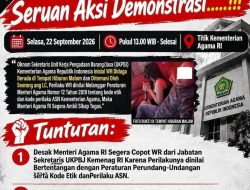 AMPHI Akan Gelar Aksi di Kemenag 22 September, Tuntut Klarifikasi Dugaan Pelanggaran Kode Etik Pejabat UKPBJ